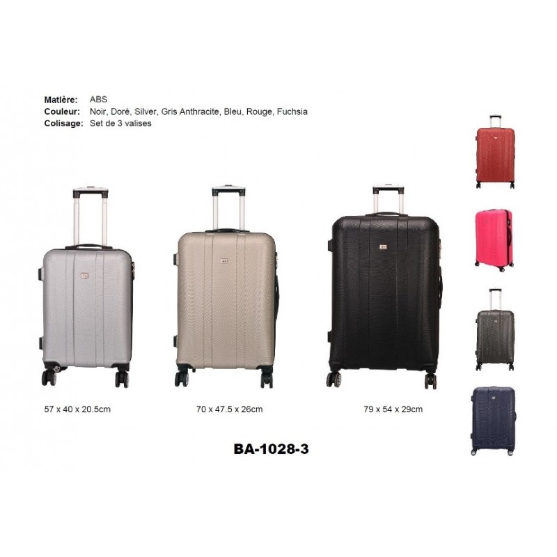 Комплект чемоданов David Jones BA-1028-3
