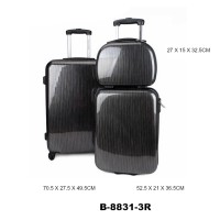 Комплект чемоданов пластик David Jones B8831-3noirrayures Комплект чемоданов пластик David Jones B8831-3noirrayures