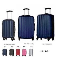 Комплект чемоданов пластик David Jones BA1011-3bleu Комплект чемоданов пластик David Jones BA1011-3bleu