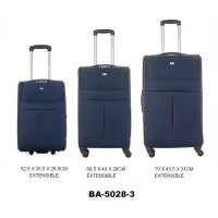 Комплект чемоданов текстиль David Jones BA5028-3bleu Комплект чемоданов текстиль David Jones BA5028-3bleu