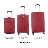 Комплект чемоданов текстиль David Jones BA5028-3rouge Комплект чемоданов текстиль David Jones BA5028-3rouge