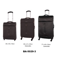 Комплект чемоданов текстиль David Jones BA5029-3noir Комплект чемоданов текстиль David Jones BA5029-3noir
